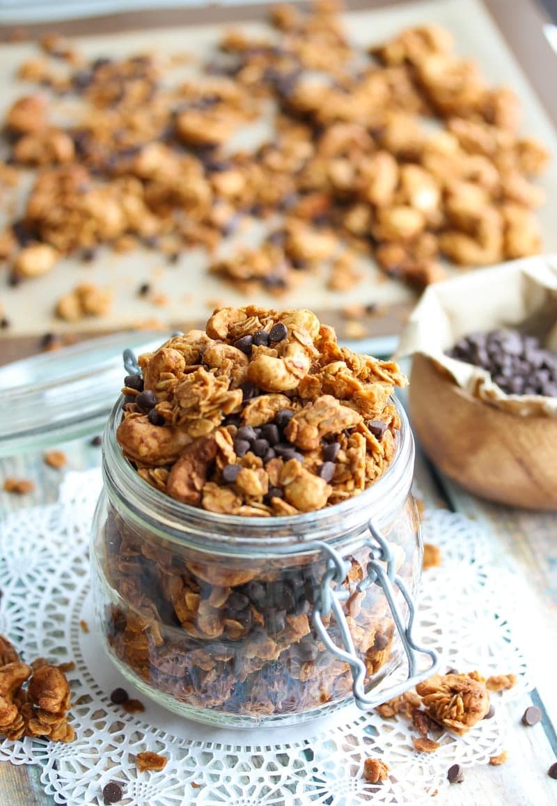 Peanut Butter Cup Granola