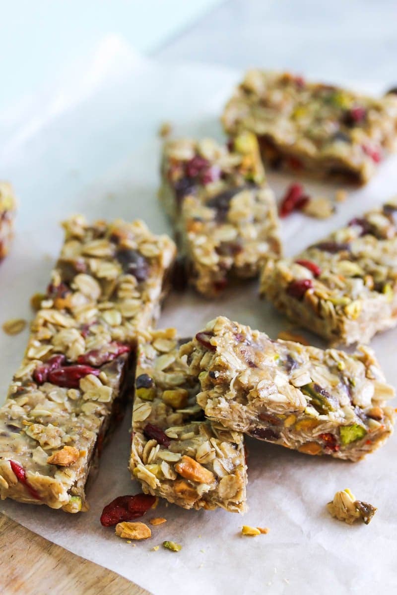 No-Bake Tahini Energy Bars