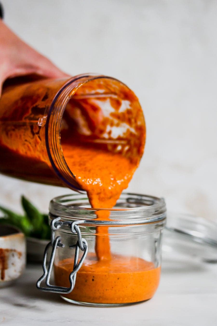 5 Minute Almond Butter Romesco Sauce
