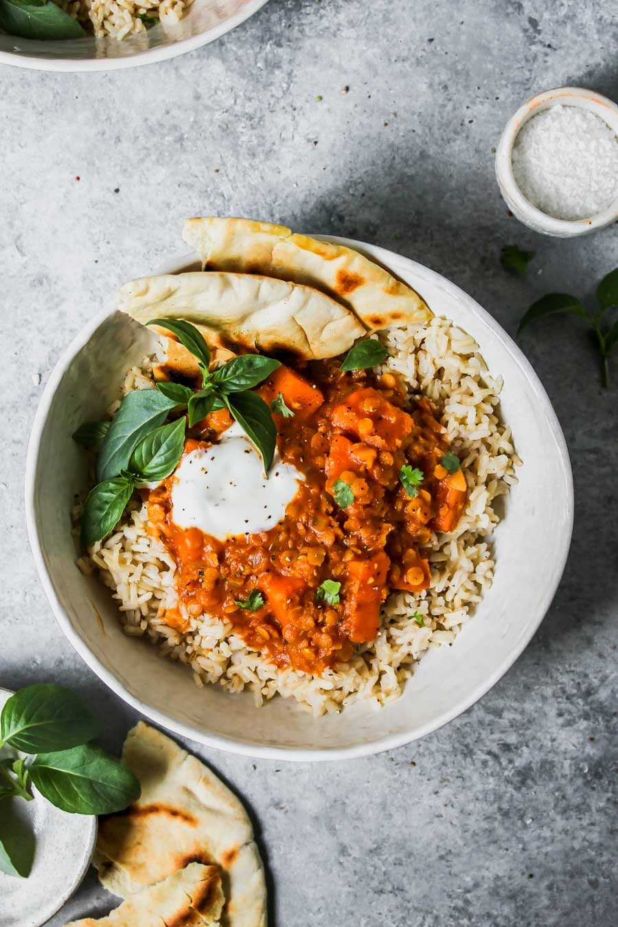 Slow Cooker Sweet Potato and Lentil Tikka Masala (Vegan)