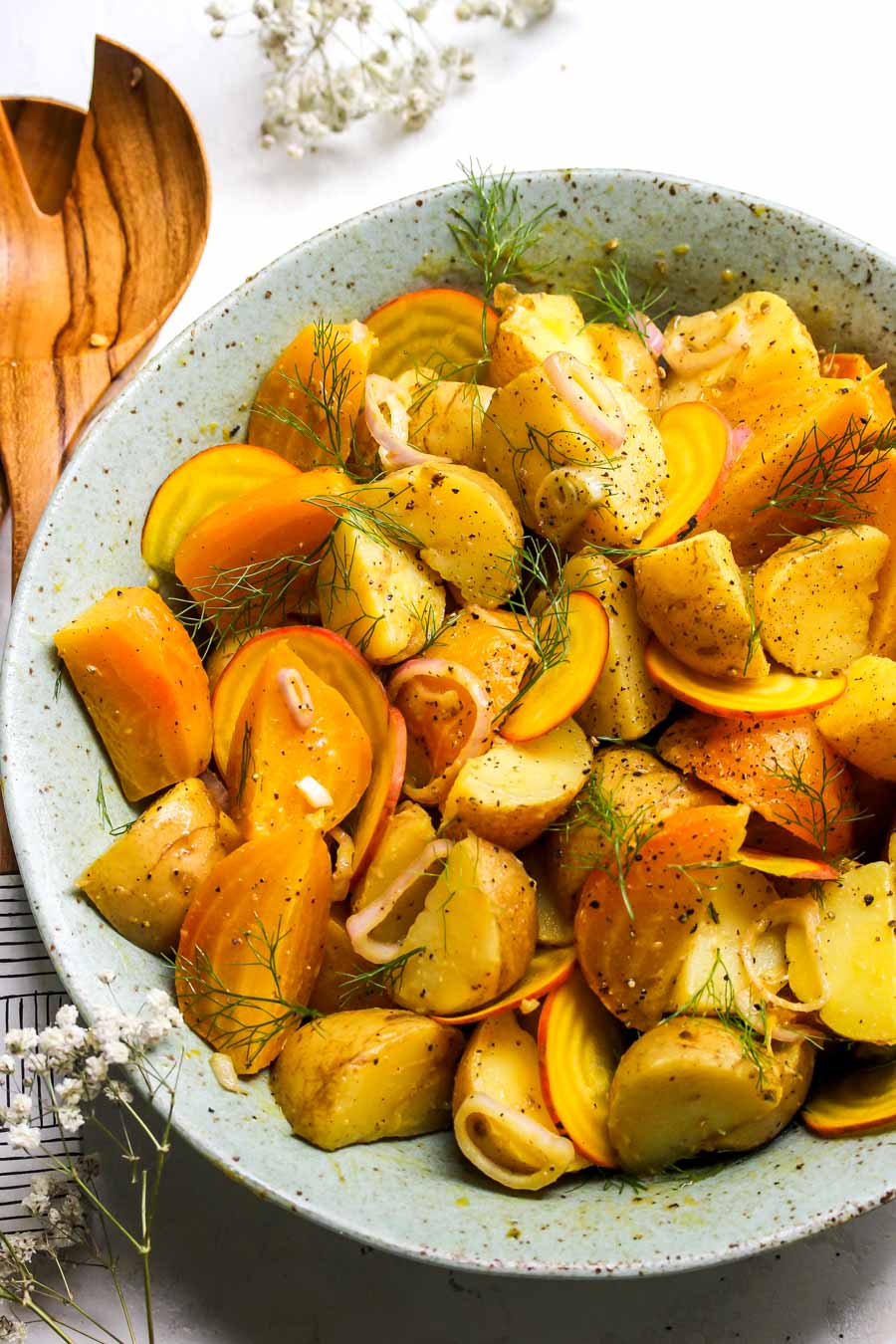 Roasted Beet and Potato Salad