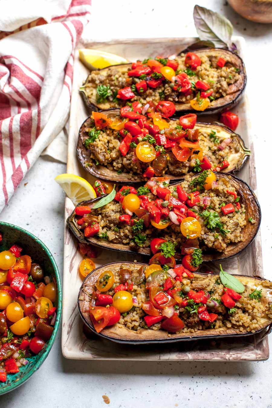 Mediterranean Eggplant Boats