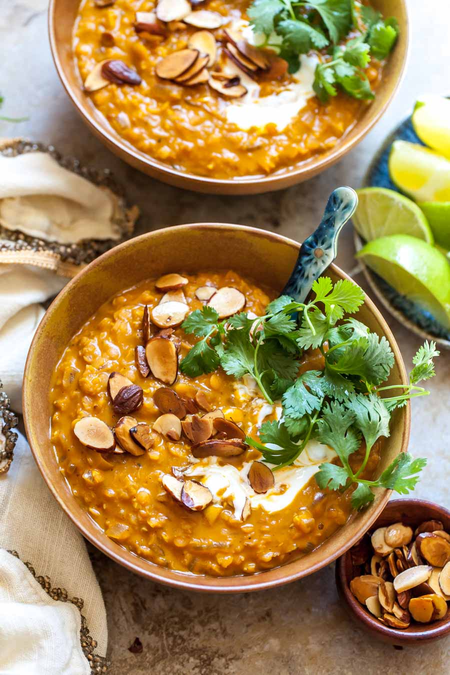 One Pot Curried Lentil Soup (Vegan)