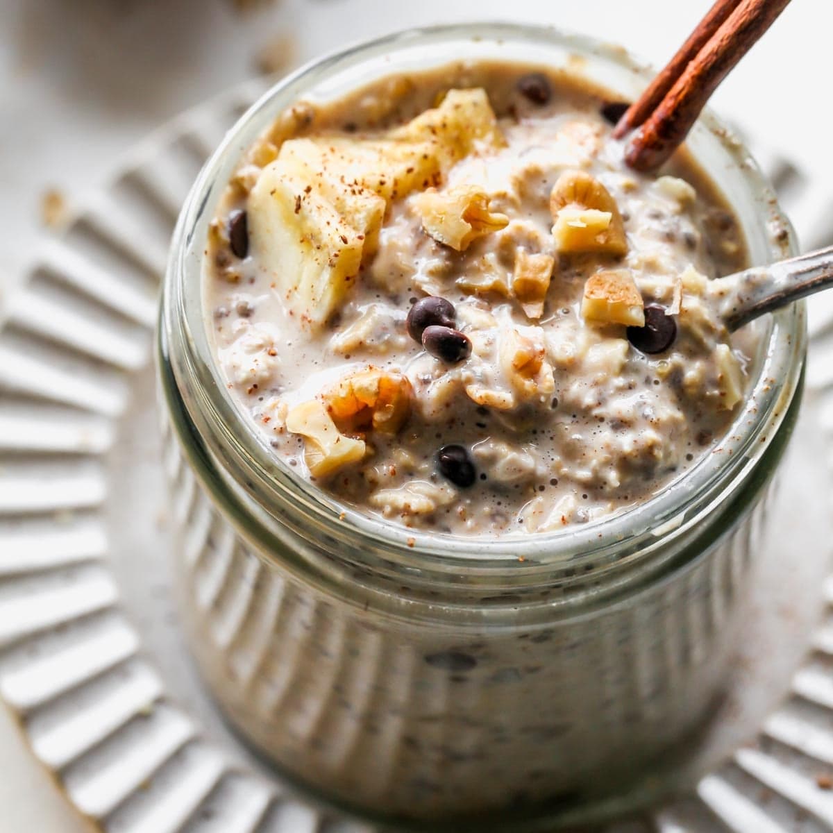 Banana Bread Overnight Oats