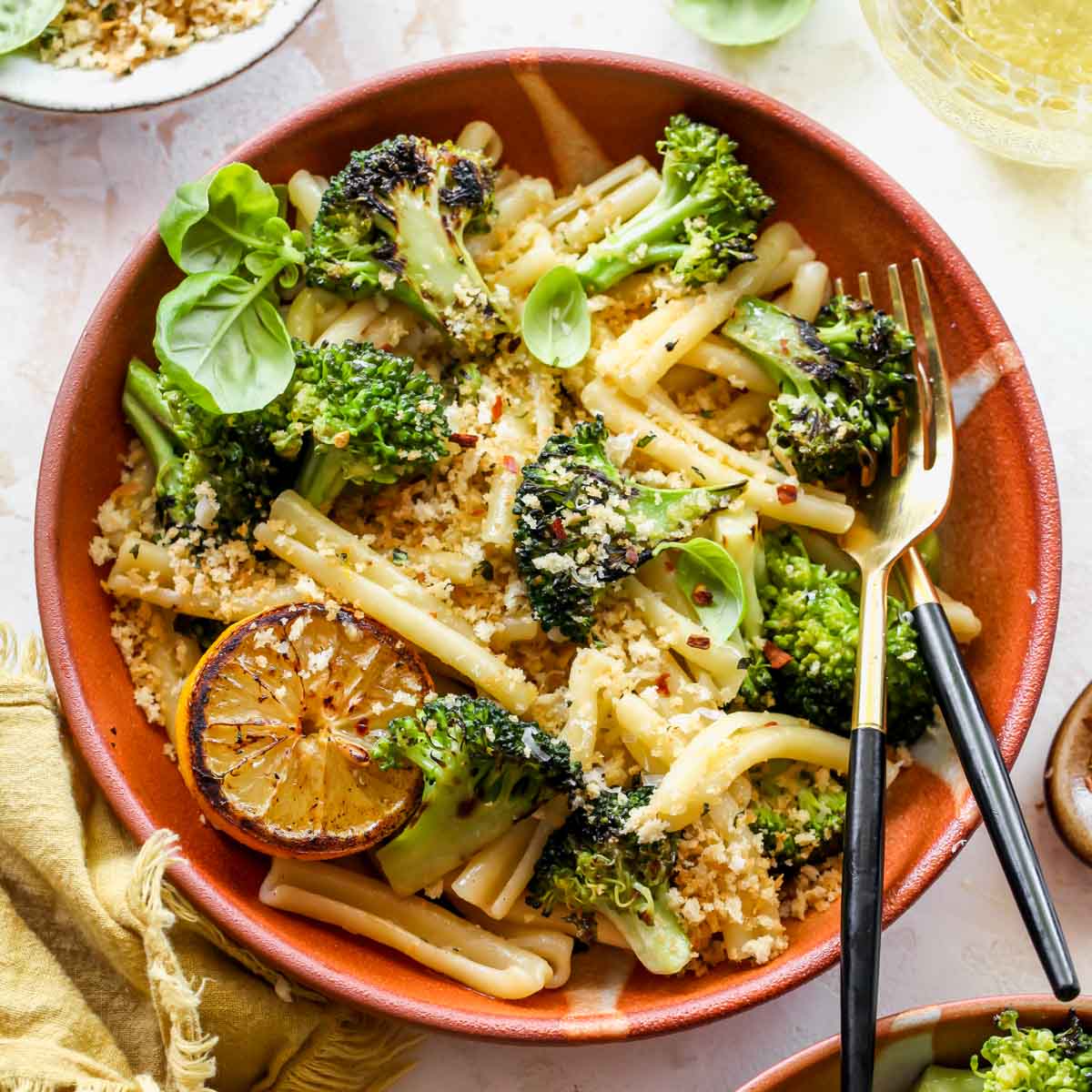 Lemon Butter Broccoli Pasta