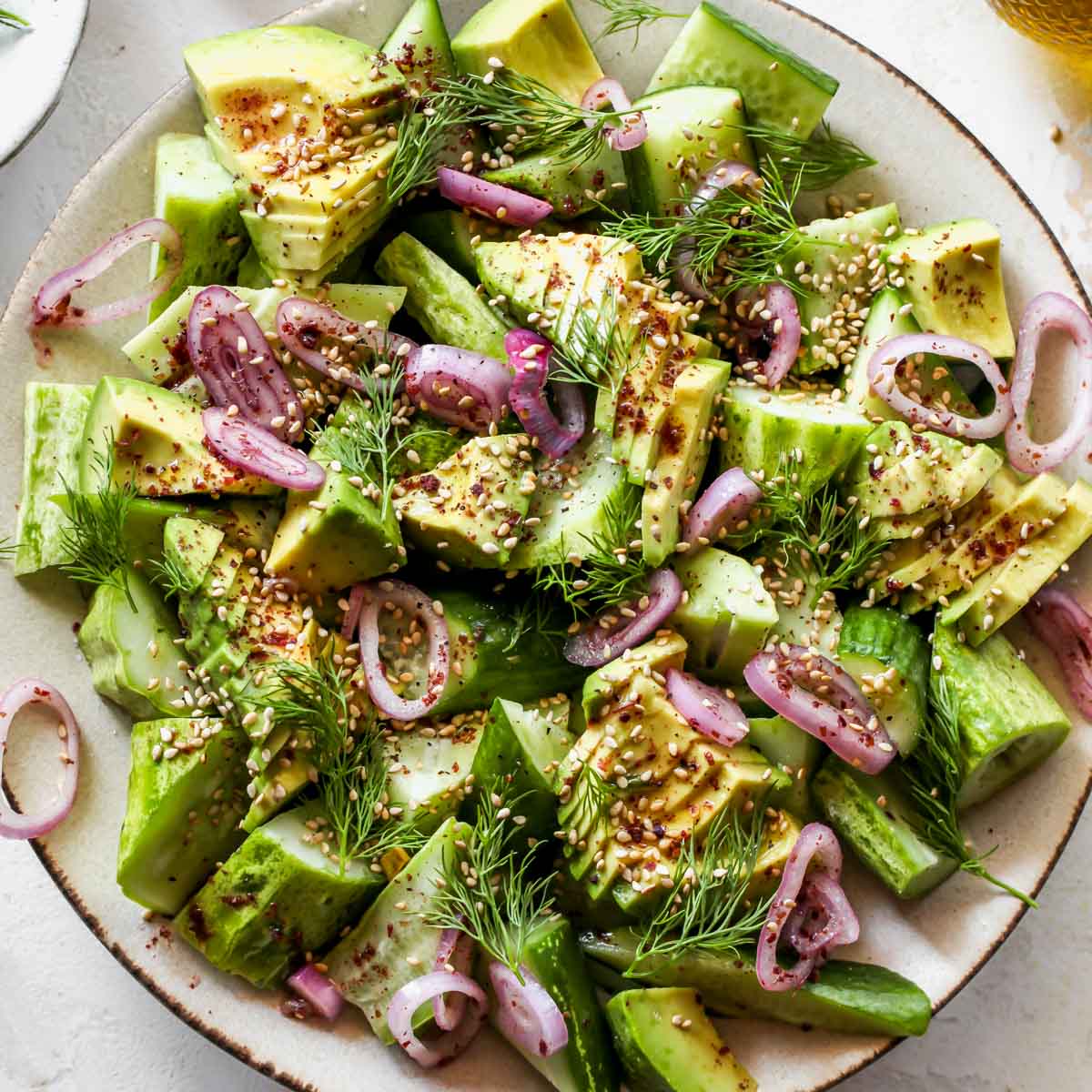 Cucumber Avocado Salad