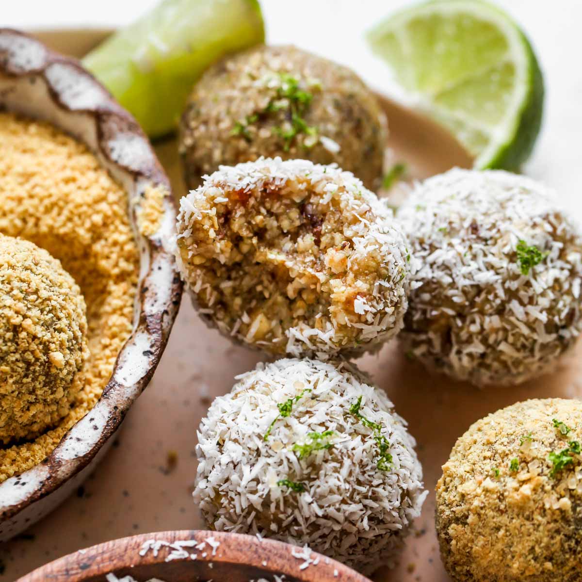 Key Lime Pie Energy Bites