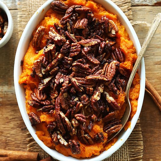 Butternut Pecan Sweet Potato Mash