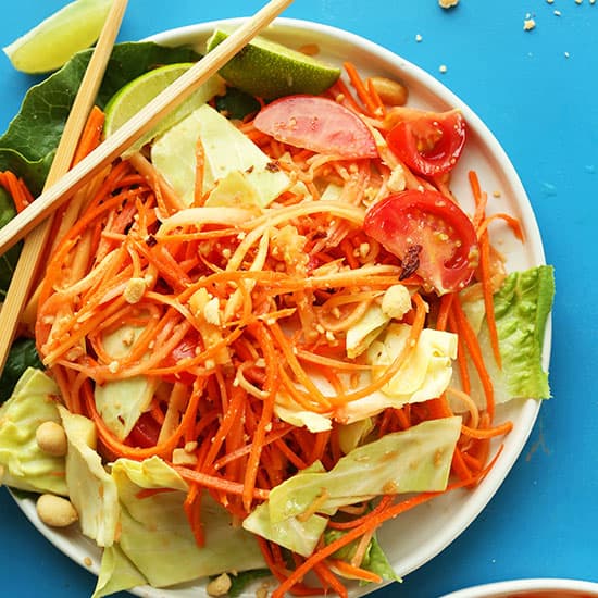Vegan Papaya Salad