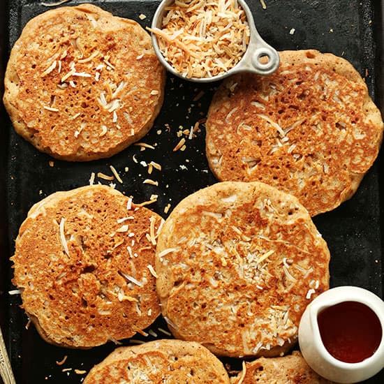 Toasted Coconut Pancakes