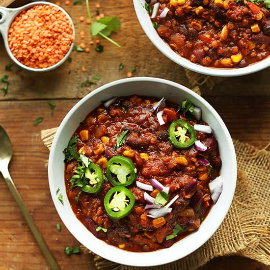 1-Pot Red Lentil Chili