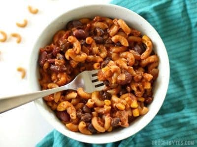 One Pot Chili Pasta