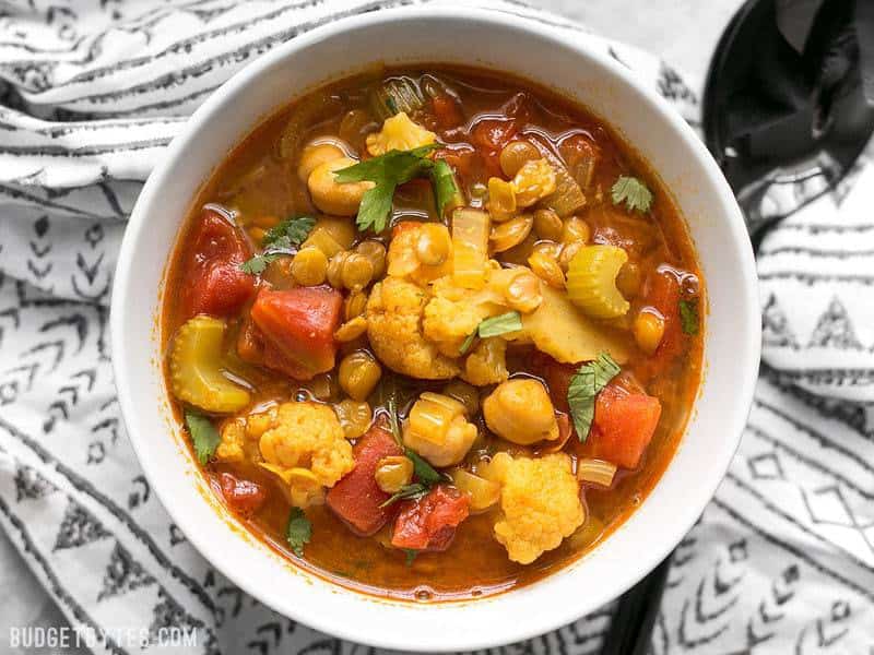 Moroccan Lentil and Vegetable Soup