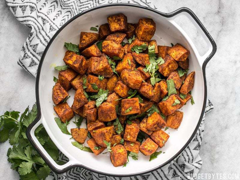 Moroccan Spiced Sweet Potatoes