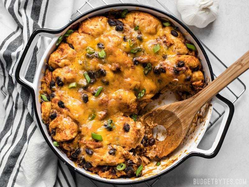 Enchilada Bubble Up Casserole