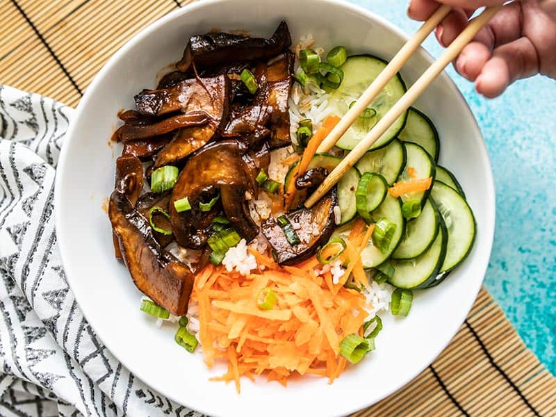 Gochujang Mushroom Bowls
