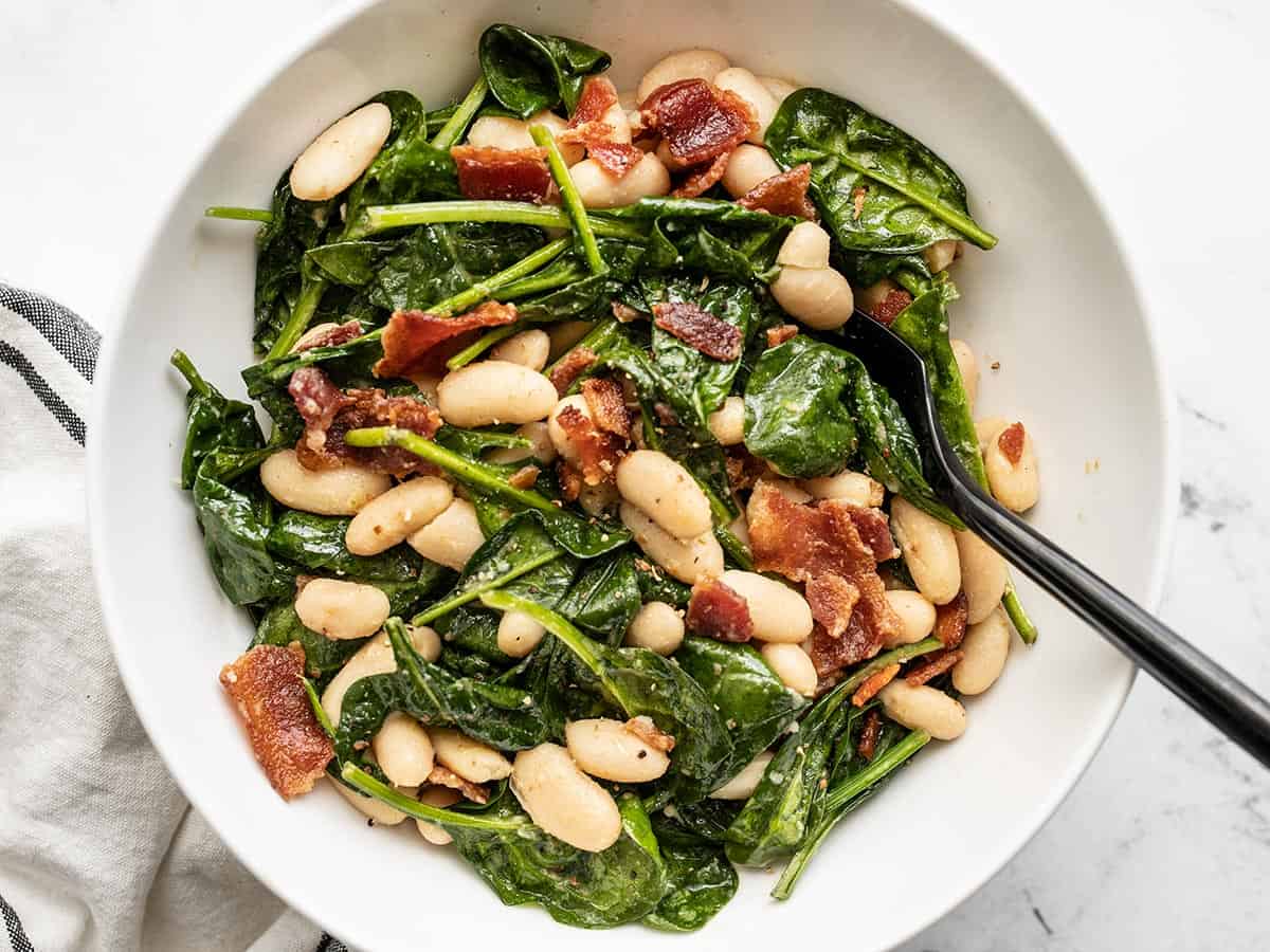Wilted Spinach Salad