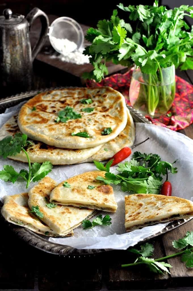 Aloo Paratha (Indian Potato Stuffed Flatbread)