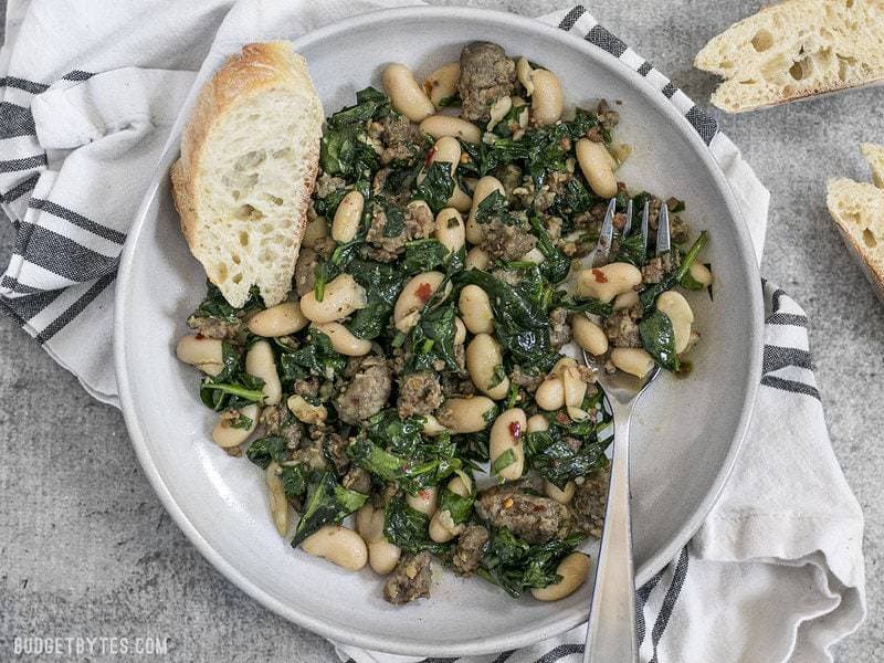 Italian Sausage and White Bean Skillet