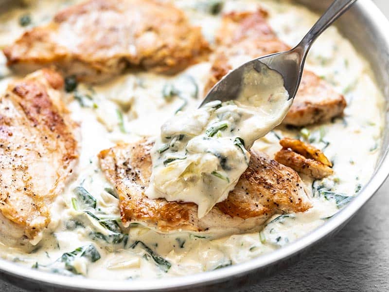 Creamy Spinach Artichoke Chicken